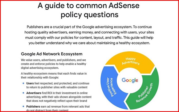 What are the privacy requirements for Google AdSense